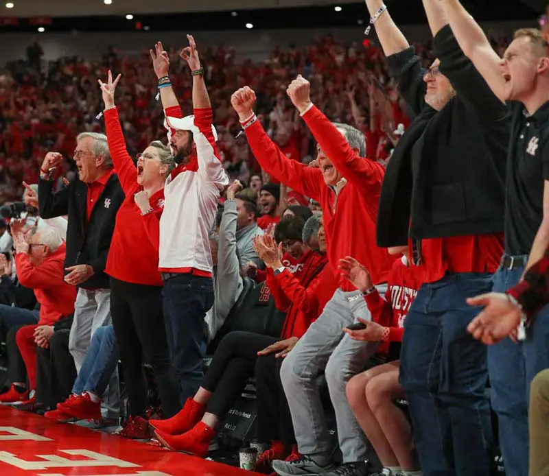fans cheering